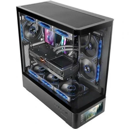 Mars Gaming MCLCDPRO Caja Gaming ATX con Pantalla IPS 7,2 pulg